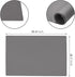 23.6'' by 15.7''Flexible Silicone Placemat Non Slip Waterproof Heat Resistant Dinner Table Grey 1 pcs...