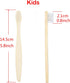 10 PCS Kids Bamboo Toothbrushes Soft Bristles Wooden Toothbrushes, Natural Biodegradable BPA Free Eco Friendly Toothbrushes White...