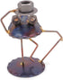Singing Frog Collectible Handmade Metal Art Figurine, Desk Accessories, Trophy, Boss Gift, Home Office Décor...
