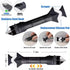 2 Pack 3-IN-1 Caulk Tool for Removal and Application, for Bathroom, Kitchen, Flooring, Windows, Sinks and Frames Seal...