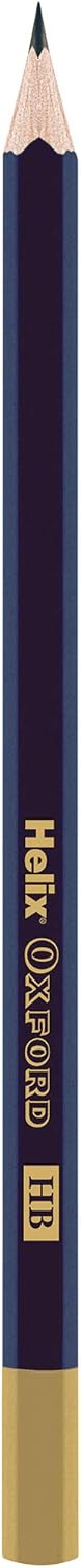 Helix Oxford Hb Grade Graphite Pencils (Pack of 12) with Plastic Free Packaging...