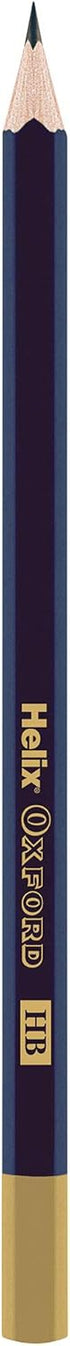 Helix Oxford Hb Grade Graphite Pencils (Pack of 12) with Plastic Free Packaging...