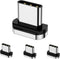 Magnetic Connector Tips Head for USB-C Android Devices (4 Pack), only Compatible 5A Magnetic Charging Cable or Magnetic Adapter...