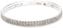 Shuning Sexy Anklets for Women Crystal Rhinestone Stretch Tennis Ankle Elastic Bracelet (2Pcs Silver)...