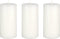 Mega Candles 3 pcs Unscented Solid White Pillar Candles, Hand Poured Premium Wax Candle 3 Inch x 6 Inch, Home Décor, Spas, Weddings, Celebrations,...