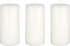 Mega Candles 3 pcs Unscented Solid White Pillar Candles, Hand Poured Premium Wax Candle 3 Inch x 6 Inch, Home Décor, Spas, Weddings, Celebrations,...