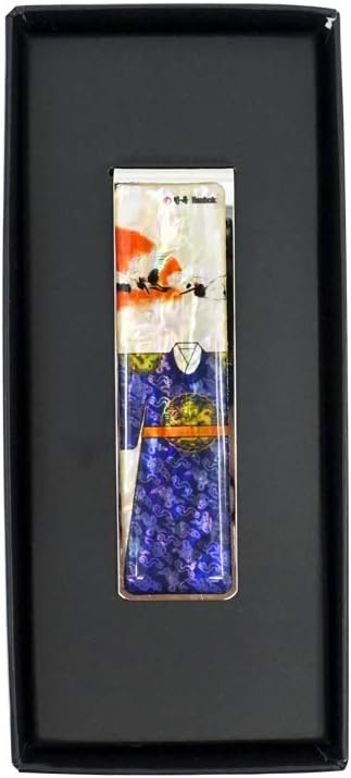Mother of Pearl Money Clip Wallet Credit Card Slim Bussiness Card Stainless Steel Holder Noble Gift Collection...
