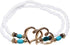 Pingyongchang Elastic Shell Bead Ankle Bracelets for Women Girls Gold Silver Colorful Shell Beads Chain Layered Bohemian Beach Bracelet Adjustable...