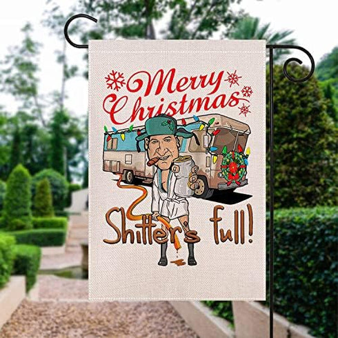 Merry Christmas Garden Flag, National Christmas Decorations Outdoor, Christmas Garden Flag Village, Christmas Holiday Garden Flag, Vertical Double...