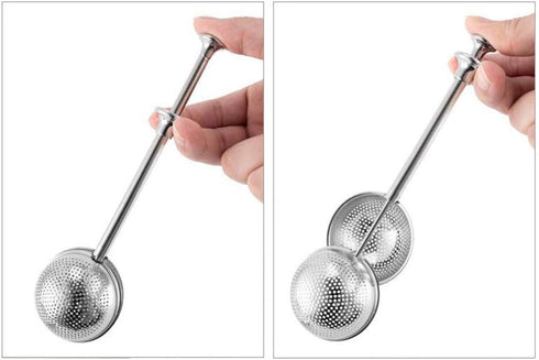 MIAO JIN 4Pcs Stainless Steel Tea Infuser Tea Strainer Sugar Flour Sifters Powdered Sugar Shaker Duster Filters Tea Interval Diffuser for Loose Le...