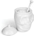 BELL BOOK AND CANDLE Sugar Skull Sugar Bowl With Bone Spoon - 12 Oz - Spooky Valentines Day Gifts, Goth Valentines Day Decor -Witchy Gifts, Goth G...