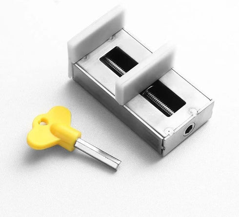 ZaneGear WANLIAN 1PCS Door Window Lock Stopper Adjustable Thick Sliding Safety Anti Theft Children Security LockChild Plastic Steel Aluminium Rail...