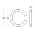 uxcell Fluorine Rubber O-Rings, 9mm OD 7mm ID 1mm Width FKM Seal Gasket for Machinery Plumbing, Green, Pack of 20...
