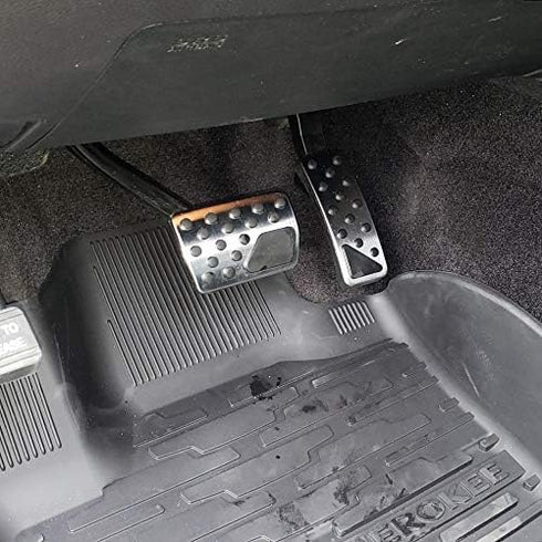 Non-Slip Foot Gas Brake Pedal Cover Compatible with 2011-2021 Jeep Grand Cherokee Dodge Durango Accessories...