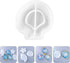 EXCEART Seashell Resin Mold Silicone Mold Fondant Mold Jewelry Organizer Silicone Display Stand Tray Crystal Epoxy Casting Mould Trinket Holder St...