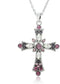 Cross Necklace for Women,Cross Necklace Y2K,Big Cross Necklace,Pink Cross Necklace,Crystal Cross Necklace Cubic Zirconia Cross Necklace for Women ...