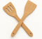 Set of 2 Large Bamboo Spatulas, 12" Wooden Cooking Utensils for Non Stick Cookware, Heat Resistant Eco-Friendly Kitchen Turner Tools, Safe for Tef...