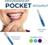 Orthodontic Kit Pocket - Compact and Complete Oral Care Set with Toothbrush, Floss, Wax, Threaders, Interdental Brush, and Case - Available in Cle...