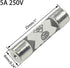 10Pcs 5A 250V Ceramic Fuse 6x25mm Cartridge Fast Blow Tube for Power Strip Experiment Circuit Appliance Repair...