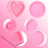 8 PCS Heart Shape Resin Mold,Round Shape Keychain Silicone Molds for Epoxy Resin DIY Keychain Decoration Homemade Dessert Fondant...