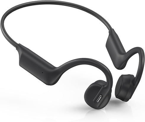 Bone Conduction Headphones, Open Ear Headphones Wireless Bluetooth 5.3 with Mic, IPX5 Waterproof Sweatproof Sport Earphones for Running, Cycling, ...