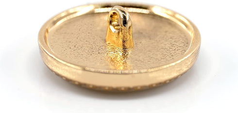 20 pcs Elegant White Enamel Rose Sewing Metal Shank Buttons for Coats -23mm -7/8"...