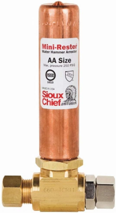 Sioux Chief Mfg MINI-RSTR 3/8" OD STOPLF by SIOUX CHIEF MfrPartNo 660-GTR1...