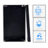 Project Box for Electronics -Electrical Enclosure, Junction Box ABS Plastic Dustproof Waterproof IP65, with 4 PCS M16 Cable Glands Black (6.3x4.33...