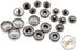 CRAFTMEMORE 10 Pack Snap Fasteners Color Plated Solid Brass Metal Snaps Heavy Duty Press Stud S-Spring Poppers Button VT2#665 (10 mm, Gunmetal Bla...