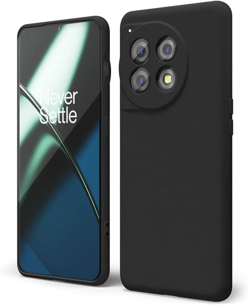 for OnePlus 12 Case, Built-in Strong Magnetic Compatible with MagSafe, Soft Silicone with Microfiber Lining Shockproof Phone Protection Cover Slim...