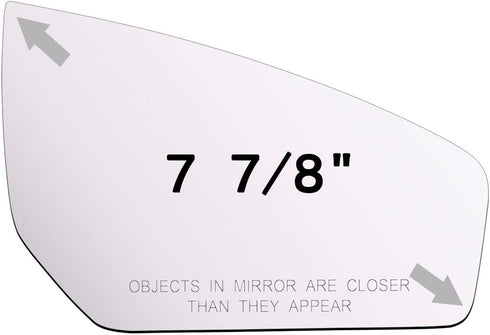 Side Mirror Glass fit for 2007 2008 2009 2010 2011 2012 NISSAN SENTRA Passenger Side Right Convex Mirror Glass RH Replacement No Backplane Includi...