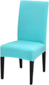 2 Pack Dining Chair Covers, Stretch Spandex Removable Washable Protector Chair Slipcovers for Dining Room Kitchen Hotel (Sky Blue)...