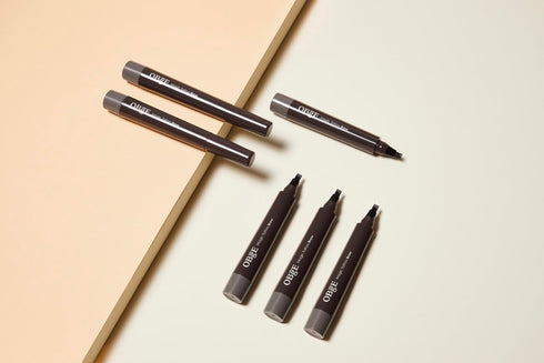 OBgE Magic Tattoo Brow (Natural Gray, 0.1oz) - Fork-Tip Eyebrow Pen for Natural, Long-Lasting Eyebrow Makeup. Water-Resistant, Smudge-Proof Formul...
