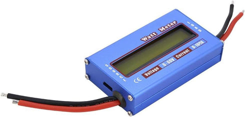 Watt Meter, Digital Power Analyzer with Digital LCD DC 60V 100A Wattmeter for Voltage (V) Current (A) Power (W) (Ah) and Energy (Wh) Measurement...