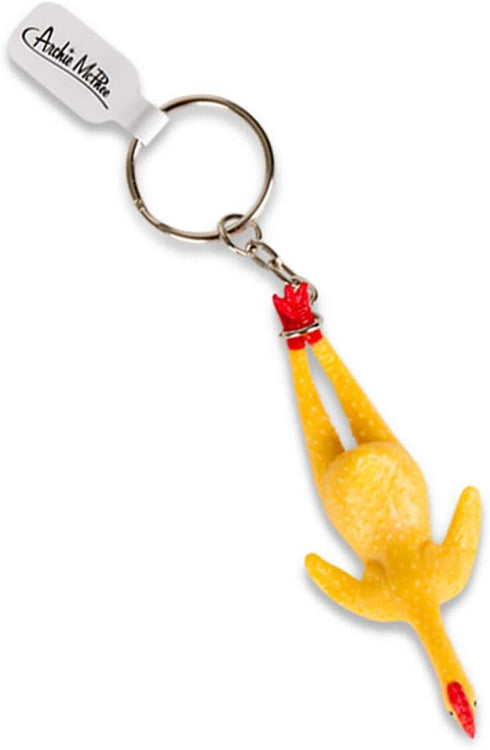 Mcphee Accoutrements Rubber Chicken Keychain...