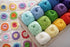4 Rolls Comfy Blend Milk Yarn Plain Knitting Wool Soft Caddice Woolen Yarn Hand Spinning Fibre Wool Yarn Crochet Yarn Bulk Starter Kit for Colorfu...