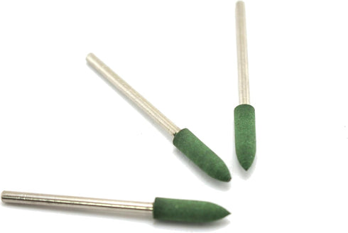 20 pc 4 mm (5/32 Inch) Bullet Rubber Rotary Tool Polishing Burr with 3/32 Inch Shank for Dremel Rotary Tools...