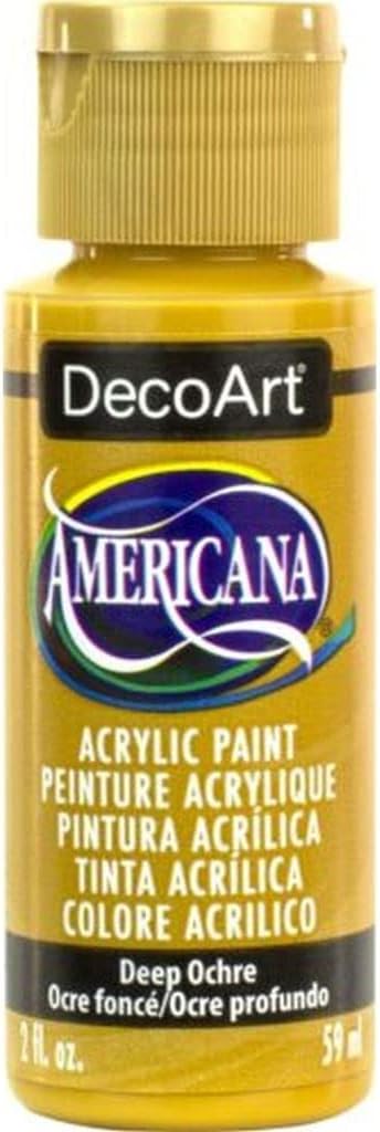 Americana Acrylic Paint 2oz-Deep Ochre -DA-392...