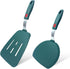 Silicone Spatula Set of 2 for Nonstick Cookware,Tenta Tenta Kitchen Slotted Angle Spatula Round Pancake Spatula Silicone 600°F Heat Resistant Clas...