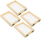 TOYANDONA 4Pcs Wooden Paper Making Screen, Paper Making Mould and Deckle Wooden Paper Making Frame for DIY Paper Crafts (5 x 7)...