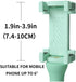 Cute Worm Cell Phone Holder, 360 Degree Rotating Bendable Flexible Phone Mount with Suction Cup Creative Phone Bracket for iPhone, Samsung, LG, Ne...