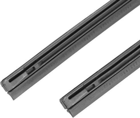 X AUTOHAUX 2pcs 600mm 24inch 8x10mm 3 Section Rubber Windshield Wiper Blade Refills for Car...