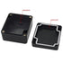 LeMotech Electrical Box ABS Plastic Project Box IP65 Waterproof Junction Box Project Case Universal Enclosure for Electronics Black 2.48x 2.28x 1....