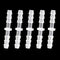 Plastic Hose Barb Fitting 1/8" x 1/8" Pipe Connectors Joint Splicer Mender Adapter Union for Aquarium Household Adapters Fuel Gas Liquid Air (Pack...