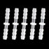 Plastic Hose Barb Fitting 1/8" x 1/8" Pipe Connectors Joint Splicer Mender Adapter Union for Aquarium Household Adapters Fuel Gas Liquid Air (Pack...