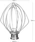 K45WW Wire Whip Attachment for Tilt-Head Stand Mixer for KitchenAid Stainless Steel Egg Cream Stirrer, Flour Cake Balloon Whisk...