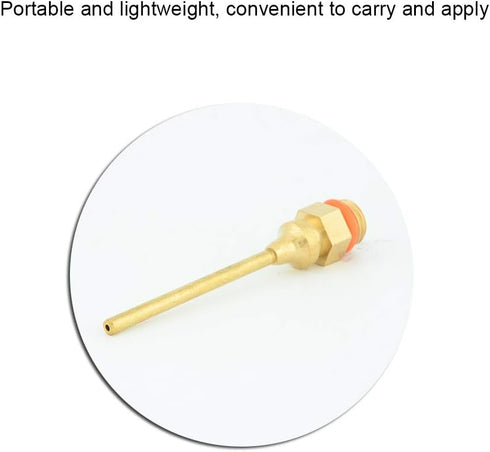 Hot Glue Gun Nozzle, 1.5x70mm Thread Gluegun Tips Replacement Tool Accessories Copper Nozzle with O Ring for Hot Melting Glue Guns Bore...