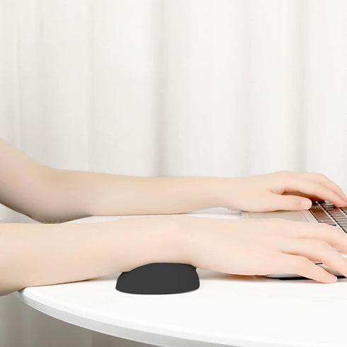 Ergonomic Mouse Wrist Rest Support, Sliding Wrist Pad That Moves with Mouse for Office Work, Gaming, Coding, Relief Sliding Gliding Wrist Pad (Bla...