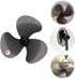 LIFKOME 16 Plastic Fan Blade Leaves Universal Household Standing Fan Table Fanner Replacement Part Plastic Fan Blade Replacement Leaves with Nut C...