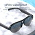 F08 Smart Glasses,Wireless Bluetooth Smart Sunglasses,IP4 Waterproof,Open Ear sound Speakers, Blue light Filter & Polarized Sunglasses Lenses,Conn...